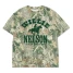 Livy Lu Women's Willie Nelson Arch Horse Licensed Camo Tee back