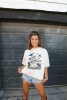 Livy Lu Women's Dolly Parton All American Dolly Thrifted Distressed Tee detail view