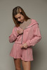 Tenly Girls' French Terry Longsleeve Chill Zip-up Hoodie in Pretty in Pink