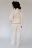 Happy Camp3r Peony Sprinkle Hoodie buttercream back view