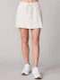 Thrive Societe Women's Wrap Front Skort Heather Oatmeal front view