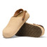 Birkenstock Lutry Clogs Sandcastle Suede Oiled Leather bottom view