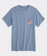 Vineyard Vines x Grateful Dead Men's USA Flag Tee Summer Evening Front
