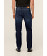 DUER Men's Performance Denim+ Straight Jeans in Heritage Indigo detail view