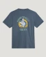 Free Fly Men's Morning Person Pocket Tee in Storm Cloud side view