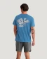 Free Fly Men's Osprey Catch Tee Pacific Blue side angle