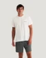 Free Fly Men's Vintage Surf Tee in Bone front view