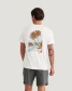 Free Fly Men's Vintage Surf Tee in Bone side view