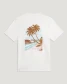 Free Fly Men's Vintage Surf Tee in Bone back view