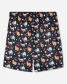 Goat USA Boys' Breakfast Bunch Mesh Shorts BLACK BACK back view