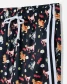 Goat USA Boys' Breakfast Bunch Mesh Shorts BLACK BACK detail