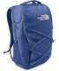 The North Face Women's Jester Luxe Backpack in Indigo Wonder/Metallic Silver front view