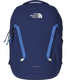The North Face Vault Backpack in Bold Blue/Active Blue front view