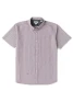 Vissla Men's Blurred View Eco Short Sleeve Shirt Violet front view