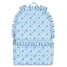 Iscream Blue Floral Backpack blue floral front view