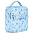 Iscream Blue Floral Lunch Tote right angle view