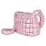 Iscream Icy Rose Puffer Sling Bag light angle