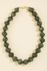 Fame Irregular Marble Resin Beaded Necklace Green