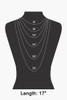 Fame Round Stone Beaded Necklace detail view