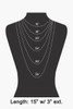 Fame Chunky Marble Acrylic Beaded Necklace detail view