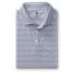 Duck Head Men's Long Drive Stripe Polo Aubergine front
