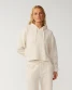 Rip Curl Cala Nights Textured Hoodie Natural Full front