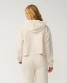 Rip Curl Cala Nights Textured Hoodie Natural Full back view