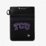 Thread Wallets TCU Vertical Wallet TCU Black front view