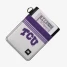 Thread Wallets TCU Vertical Wallet TCU White side view
