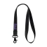 Thread Wallets TCU Neck Lanyard in TCU Black front view