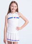 Lucky in Love Girls' Love is Bold Tank in White