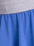 Lucky in Love Girls' Rib Line Flounce Skirt in Pink/Blue back view