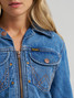 Wrangler Women's Super Jacket Cowboy Fade side view