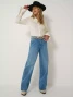Wrangler Women's Relaxed Joey Jeans in Storm Trail full length