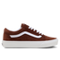 Vans Women's Old Skool Suede Shoes in Brown Earth/True White