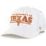 47 Brand Texas Longhorns Brrr Expressway Hitch Snapback Hat in White back view