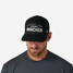 Burlebo Local Rancher Snapback Hat in Black on model