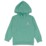 Tiny Whales Girls' Be Nice Hoodie Jade front view