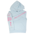 Tiny Whales Girls' Leisure Champ Hoodie in Baby Blue front detail