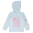 Tiny Whales Girls' Leisure Champ Hoodie in Baby Blue back view