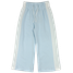 Tiny Whales Girls' Cozy Time Pants White/Baby Blue front view