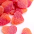 Candy Club Peach Hearts Gummies spill shot