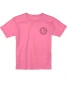 Puppie Love Girls' Ice Cream Pup Tee Azalea front view