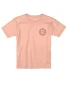 Puppie Love Girls' Dog Daze Tee in Dusty Rose front view