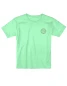 Puppie Love Girls' Sunny Days Pup Tee in Mint Green front view