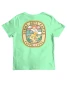 Puppie Love Girls' Sunny Days Pup Tee in Mint Green detail view