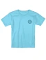 Puppie Love Girls' Beach Cruiser Pup Tee Sky front view