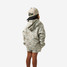 Burlebo Boys' Vintage Washed Fleece Hoodie in Classic Deer Camo front view