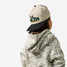 Burlebo Boys' Vintage Washed Fleece Hoodie in Classic Deer Camo back view