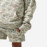 Burlebo Boys' Vintage Washed Fleece Hoodie in Classic Deer Camo detail view